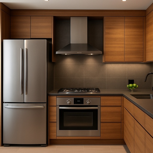 A,Premium,Modern,Kitch,With,Wooden,Furniture,And,Fitout,Appliances